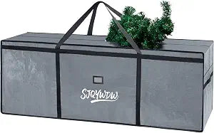 Christmas Tree Storage Bag 7.5 ft for Holiday Tree Storage - Grey