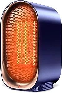 Space Heater, Portable Small Heater for Indoor Use, Quiet & Compact