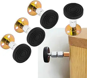 4PCS Adjustable Bed Frame Stabilizer, Headboard Stoppers for Wall