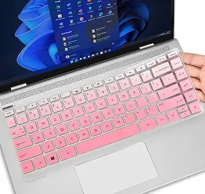 Keyboard Cover for HP 14 Laptop & HP Pavilion x360 14 14-dq 14-fq 14-dk 14m-dh 14-dh 14-ce 14-cf 14-dq0040nr 14-dq0762dx 14-dq0761dx 14-dq0052dx 14-dq5009nr dq0050nr 14-dq0011dx 14t-dq300 -GPink