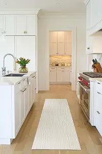 Nourison Home Cozy Modern Ivory Grey 2'2" x 10' Area Rug - Easy Clean, Non Shedding, Bed Room, Living Room, Dining Room, Kitchen (10' Runner)