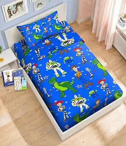 Toy Story Toddler Bed Bedding Set - Twin Bed Bundle with Sheets, Pillowcase, Stickers