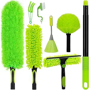 CALBEAU 8 Ft Microfiber Duster with Extension Pole (14 PCS)