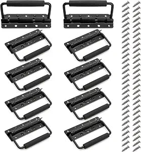 WRINGKIT 10 Pack Spring Loaded Handles Heavy Duty, 4.9 Inch, Surface Mount