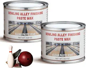 Loopeer 2 Pack Bowling Alley Finishing Paste Wax Natural Paste Finishing Wax Protective Finish Surface for Polishing Cleaning, 17oz Per Can