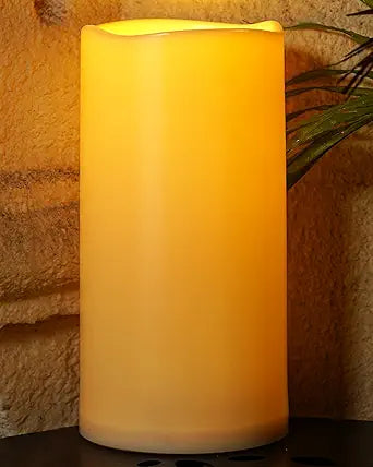 Homemory 6" x 12" Extra Large Outdoor Waterproof Candle with Auto 6H Timer