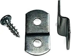 Canvas Clips for Picture Framing Screws Included 15 per Pack ( Choose Your Offset Size ) by E.H.C. (1/8" Offset)