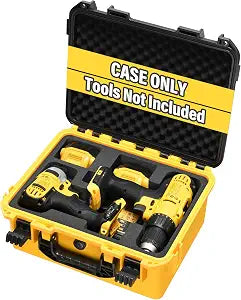 Case for Cordless Drill/Impact Driver Set - Waterproof Hard Box for Dewalt