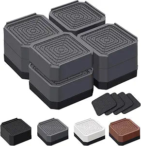 ANNKUT Bed Furniture Risers 3 Inch, Heavy Duty 4000 lbs, 4 Pack Grey