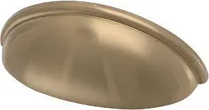 Franklin Brass 10 Pack Champagne Bronze Gold Cabinet Handles 3 inch (76mm) Kitchen Cabinet Handles and Drawer Pulls for Cupboards and Dressers | Cup Pull