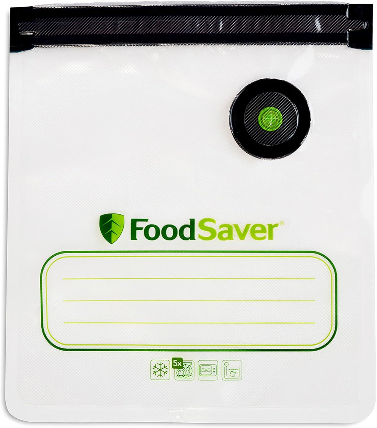 FoodSaver Reusable Quart Vacuum Zipper Bags