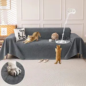 OstepDecor Waterproof Couch Covers for Pets, Couch Protector from Cat Claws