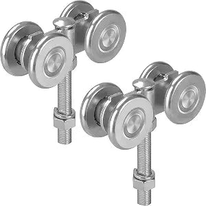 Sliding Barn Door Rollers, Silent Trolley Wheels for Hanging Track