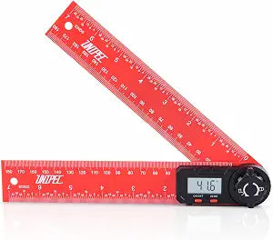 Digital Angle Finder Protractor, 7" / 200 mm Angle Measuring Tool with LCD Display, Angle Finder Ruler for Woodworking, Carpenter, Construction & DIY Projects