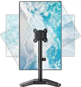monTEK Freestanding Single Monitor Stand for 17-32" Screens, 22 lbs
