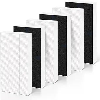 6 Pack U Filter Replacement for Honeywell HRF201B,HHT270/290 Air Purifier