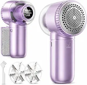 Fabric Shaver with Lint Brush, Large Lint Shaver with Digital Display