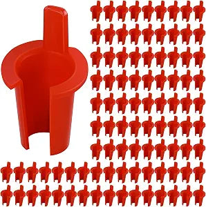 BBTO 100-pack 5/16 Inch Anti-short Bushing 3/8 Inch