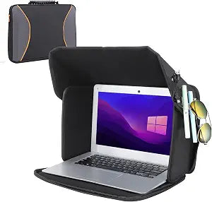 Foldable Laptop Sun Shade Lightweight Laptop Privacy Shield for 12-14 inch