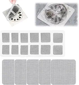 2026 New Disposable Shower Drain Hair Catcher - Square Screen Bathroom Floor Drain Protector (10pcs)