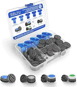 36Pcs Faucet Aerator Kit with 5 Sizes Aerator Key Removal Tools, Replacement Sink Tap Flow Restrictor Inserts for Bathroom and Kitchen, M16.5 M18.5 M21.5 M24 mm