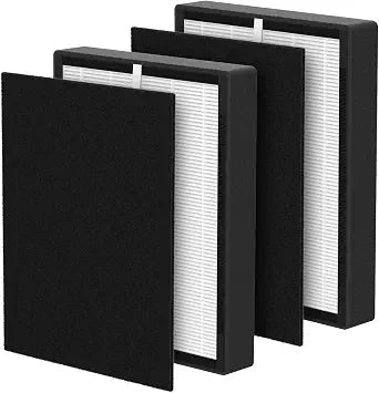2 Packs 45i Replacement Filters for BreatheSmart 45i & Flex BH400 Air Purifi-er, Part # B4-Fresh & # FL40-Silver-Carbon, Includes 2 Pre-Filters