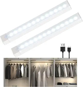 8inch Under Cabinet Lighting, 2 Pack, White