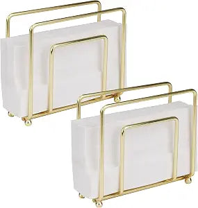Mind Reader Wire Napkin Holder, One Size,Rose Gold