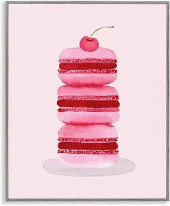 Coquette Macaroon Cherry Stack, 16 x 20 Inch Framed Gicle Print