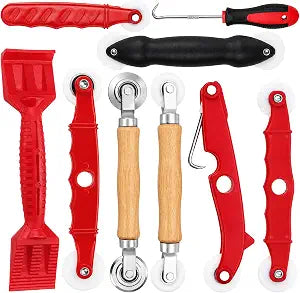 Dicunoy Screen Repair Tool, Window Spline Roller for Installation, 9 PCS