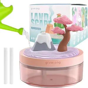 PRATIQUE Mini Portable Desktop Humidifier, Pink