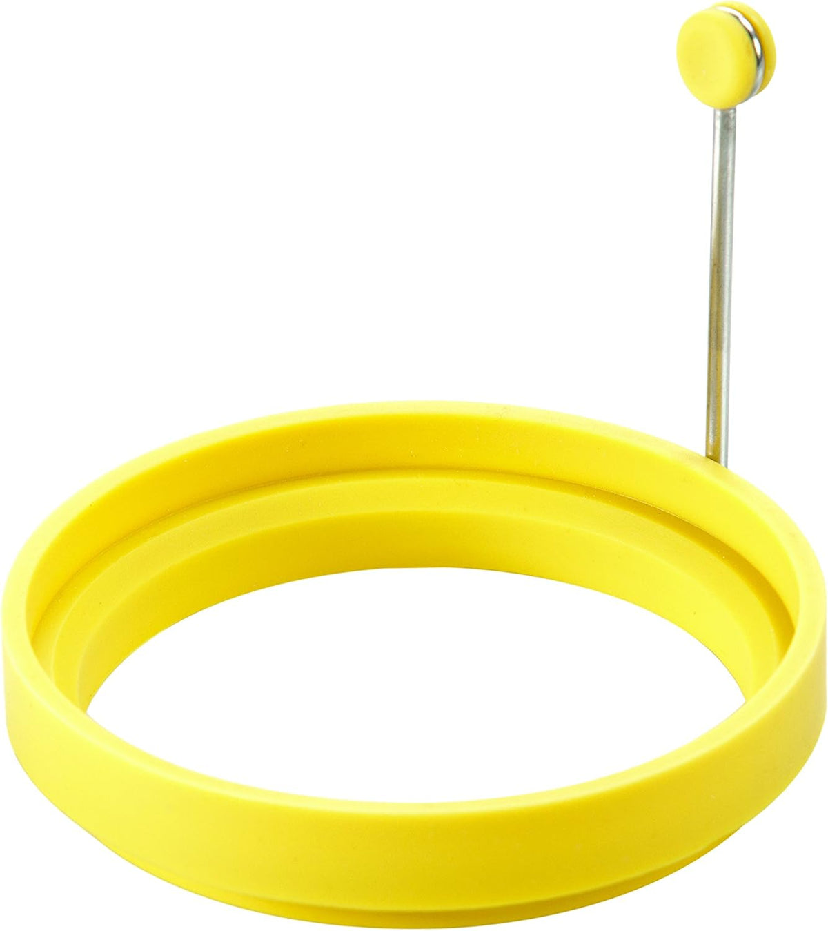 Lodge Silicone Egg Ring, PFAS-Free, Dishwasher Safe, Yellow