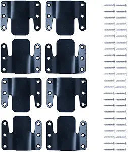 LazyMe Sectional Couch Connectors with Hardware, 4 Sets 8 Pieces