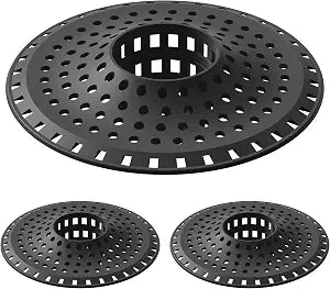 Aluvor Bathtub Drain Hair Catcher,Silicone Tub Hair Catcher Drain Protector