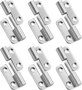 Bonsicoky 6 Pcs Stainless Steel Right Lift-Off Hinges, 1.5 Inch