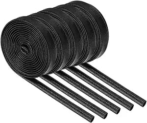 MECCANIXITY Wire Insulation Braid Fire Sleeve 9.8Ft-6mm ID 5Pcs
