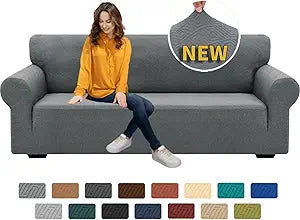 XINEAGE Stretch Jacquard Sofa Cover, Non Slip Sofa Slipcover for Dog