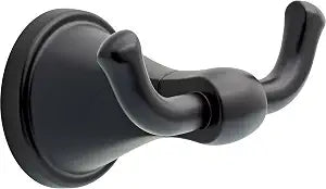 Delta Faucet Becker (1-Pack) Towel/Robe Hook for Bathroom, Matte Black, Wall Mounted BCK35-MB