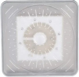 Led Shower Head Color Changing, 6 Inch Square Rain Shower Head, LED Light 3 Color Changing Bathroom Sprinkler Changes According to Water Temperature