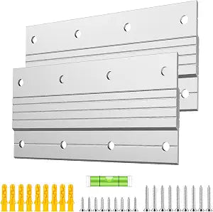 2 Pairs 6 Inch French Cleat Heavy Duty Picture Hangers Kit 60lbs