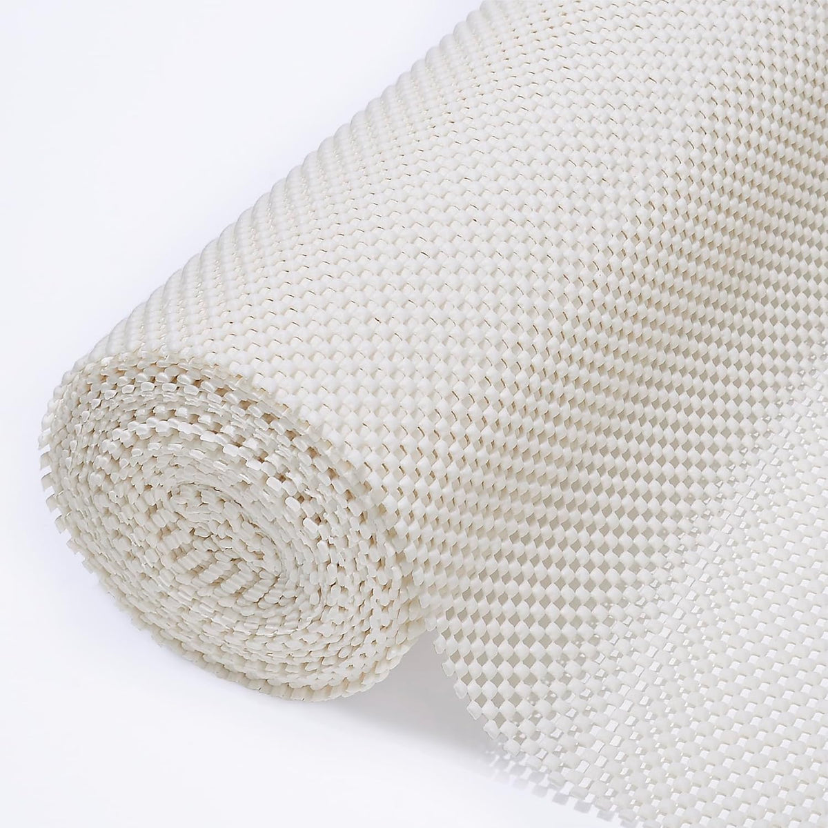Drawer and Shelf Liner for Kitchen Cabinet,Non-Adhesive Cupboard Liners for Shelves Dresser,Bathroom,Thick Breathable Dresser Mat-17.5IN x 10FT Off White