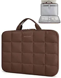 BAGSMART Laptop Case with Handle, Puffy Laptop Sleeve Bag for Women