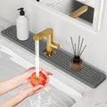 24'' Longer Stone Faucet Mat for Kitchen Sink Quick Dry Around Faucet Sink