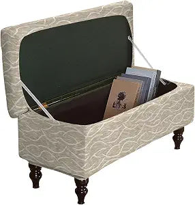 Storage Ottoman Cover Rectangle Ottoman Slipcover Fold Storage Bench Cover