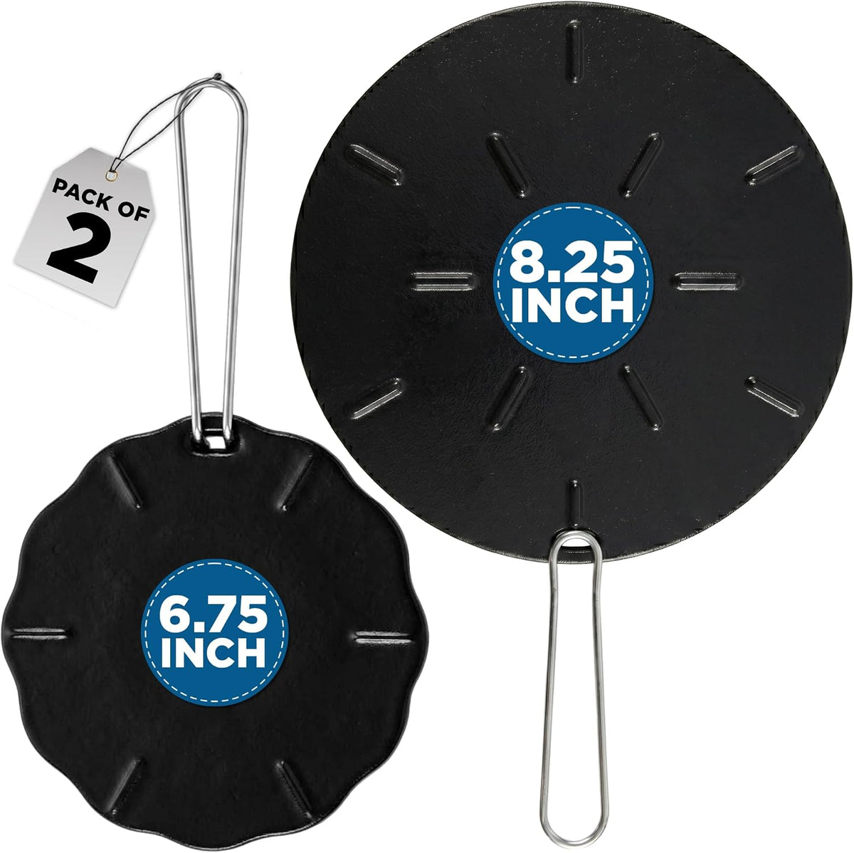 Cast Iron Heat Diffuser for Gas Stove, 2 Sizes Included