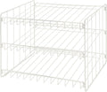 Kitchen Details 3 Tier Can Storage Organizer Rack in White