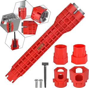 14-in-1 Multi-functional Faucet and Sink Wrench - Plumbing Wrench Installer