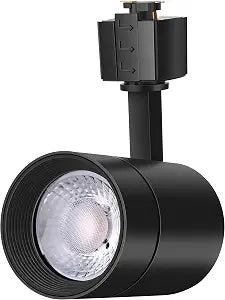 FLSNT 12W LED J Type Track Lighting Head, 75W Equivalent, 3000K Soft White, 800LM CRI90 Dimmable Track Lighting, 24Spotlight Heads, J Type Compatible Track Light for Accent Lighting, Black, 1 Pack