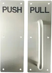 VRSS 304 Stainless Steel Commercial Push&Pull Door Handle 100MM x 300MM