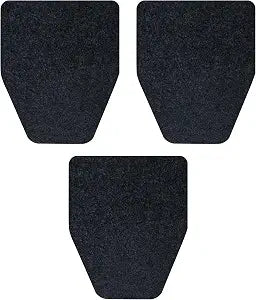 Urinal Floor Mats for Men Bathroom with Non-Slip Rubber Backing Dark Gray